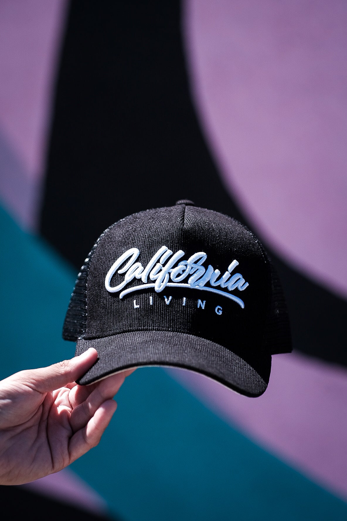 California Living black trucker hat (FREE SHIPPING)