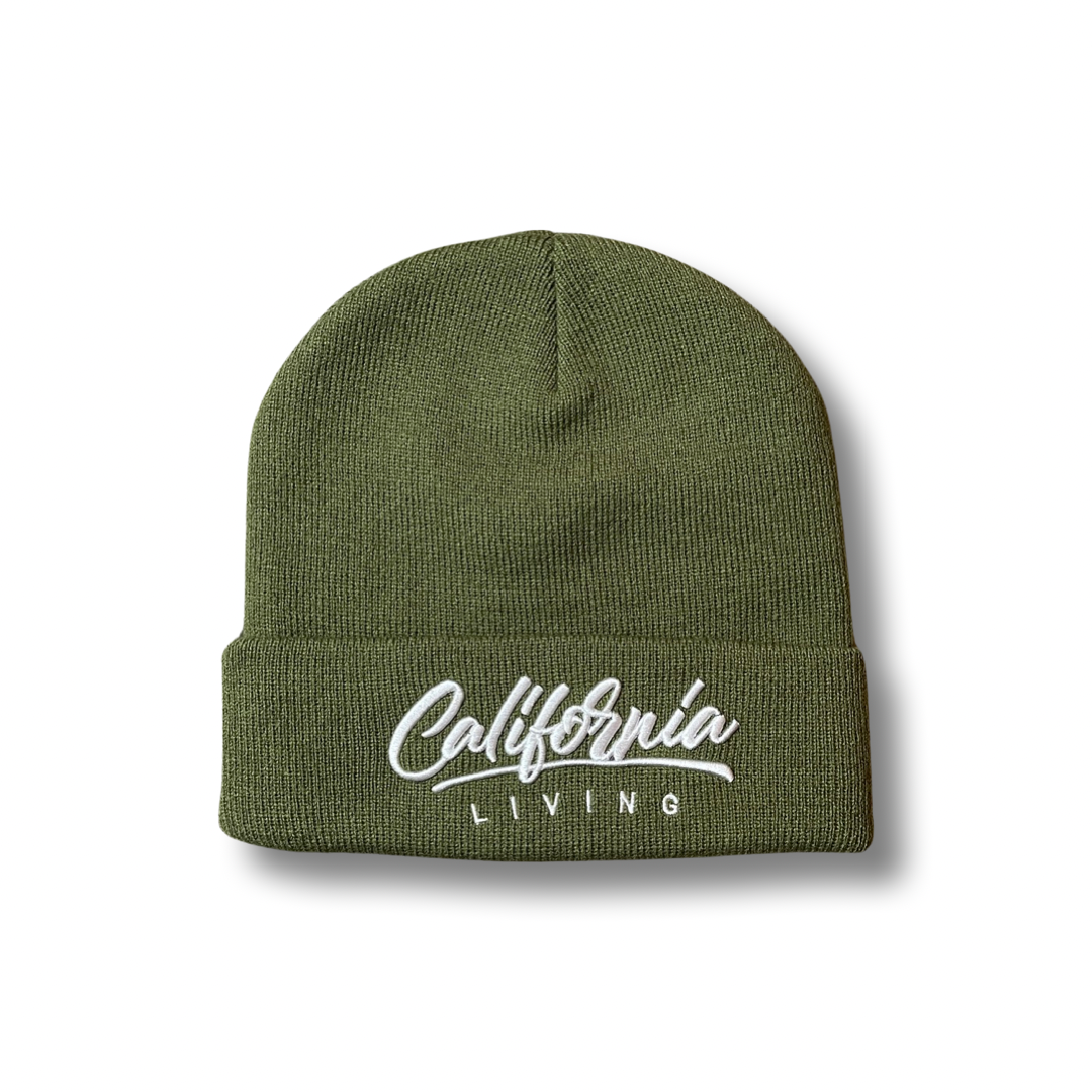 California Living beanie in Green