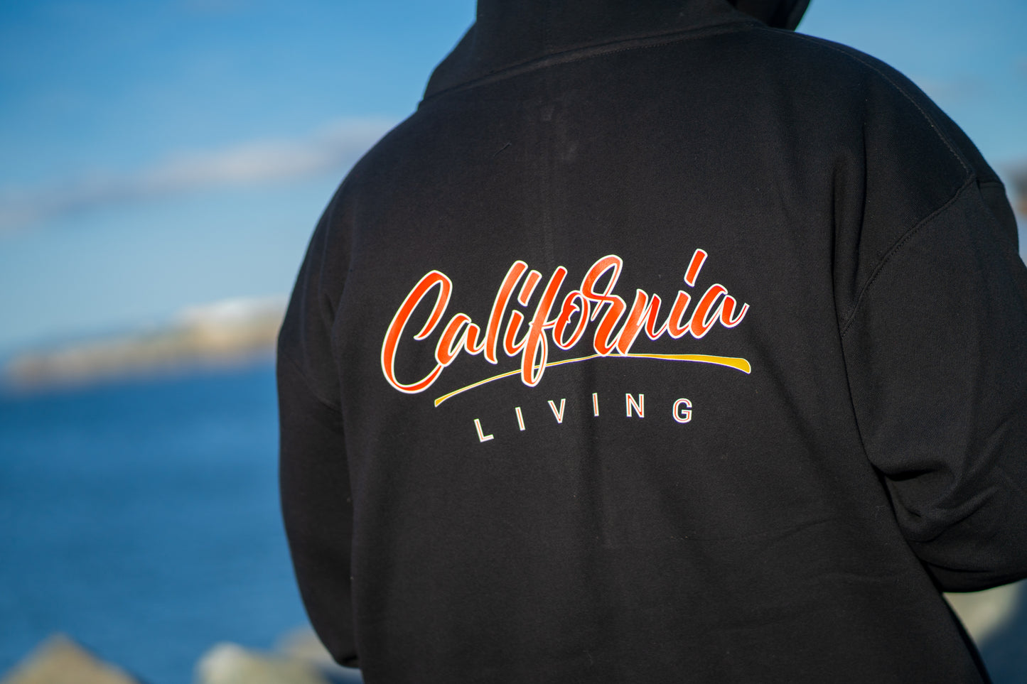 Heritage Bear Heavyweight Zip Hoodie - Midnight Black