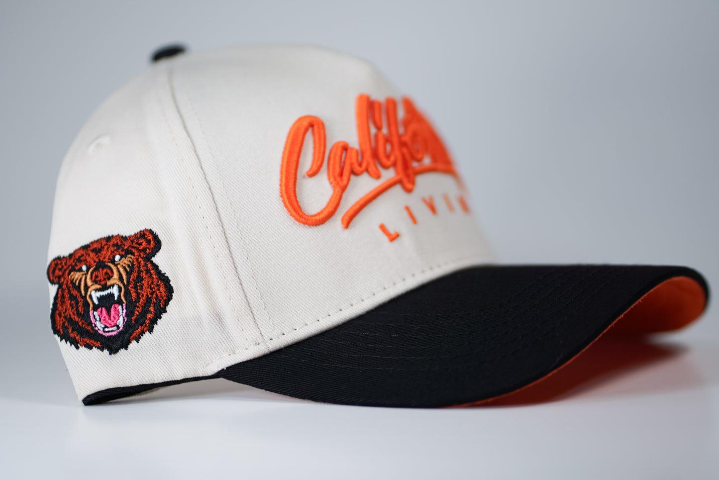 Orange & Cream Hat (FREE SHIPPING)