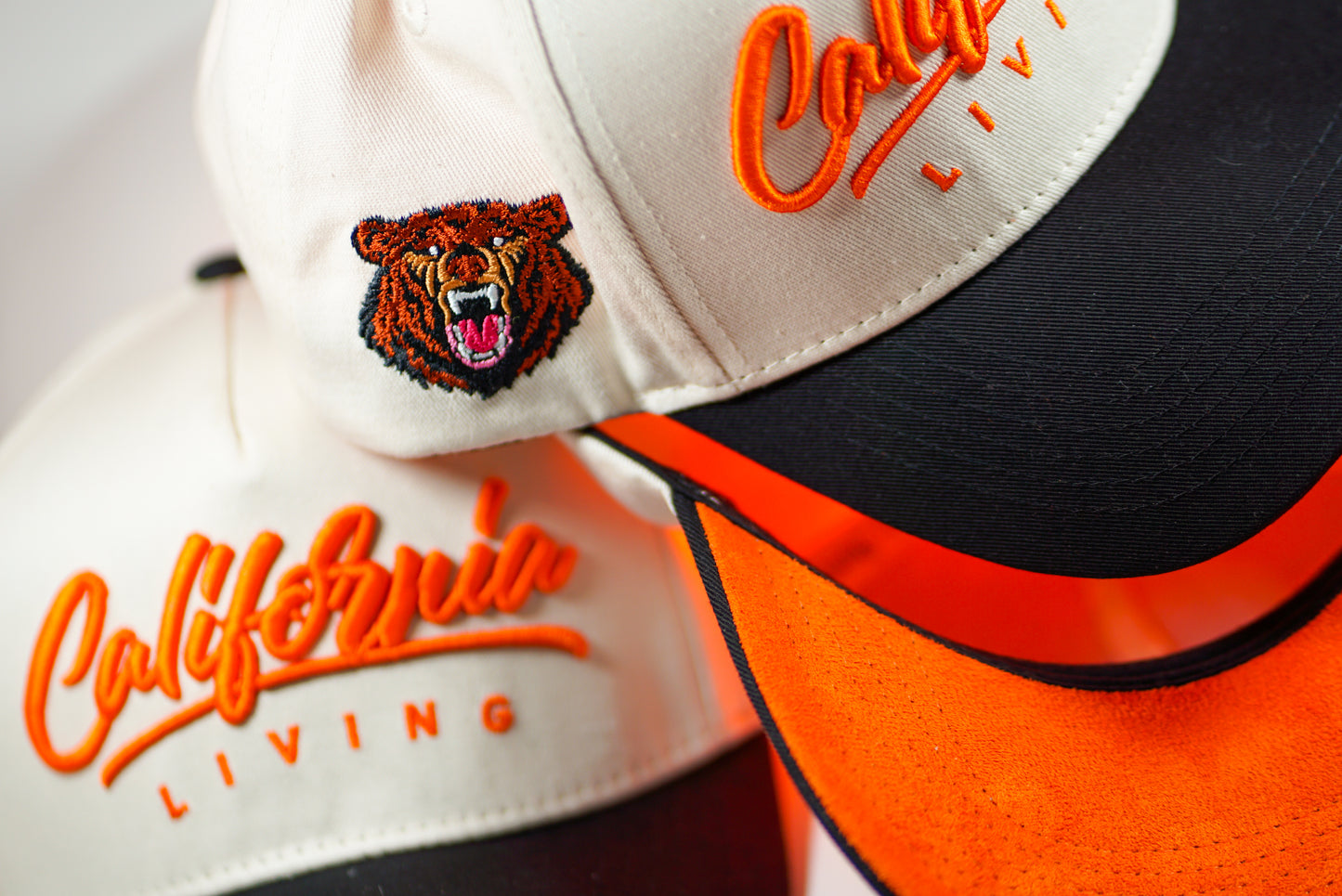 Orange & Cream Hat (FREE SHIPPING)