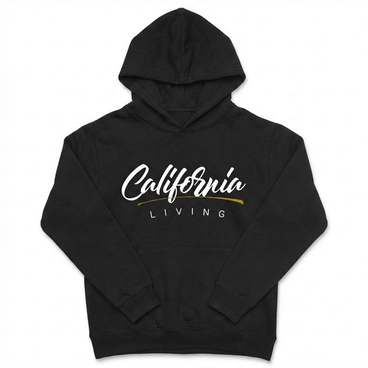 California Living Heavy Weight Hoodie in Black
