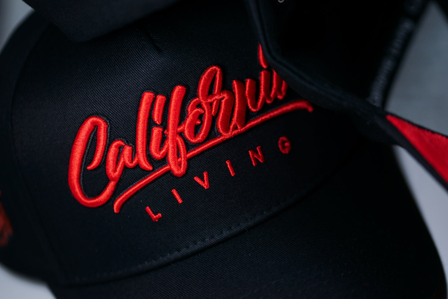 Black & Crimson Hat (FREE SHIPPING)