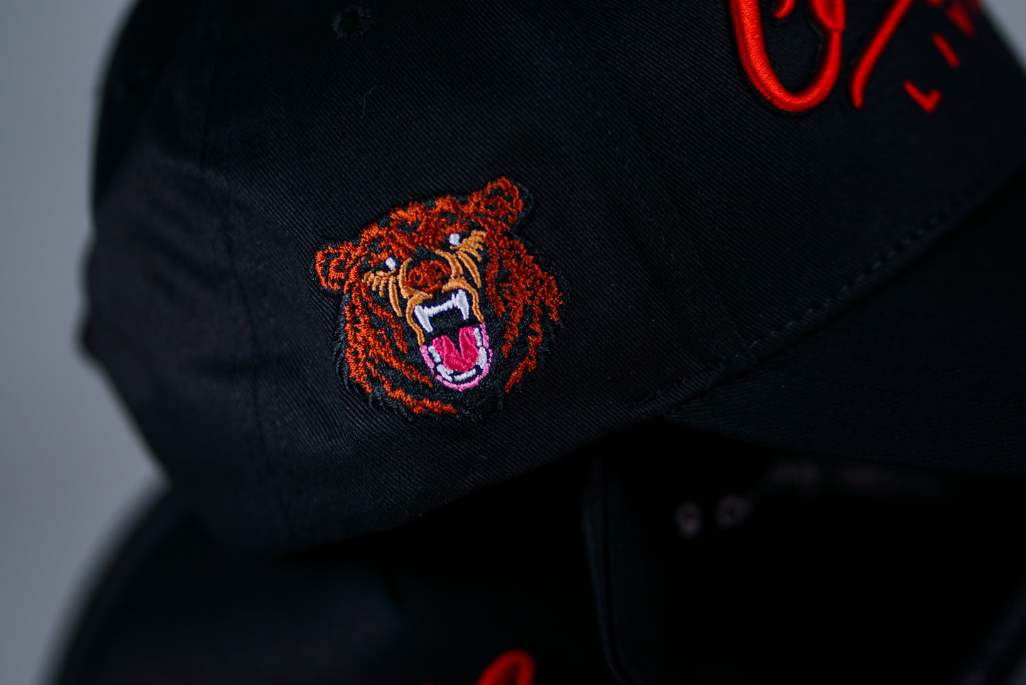 Black & Crimson Hat (FREE SHIPPING)