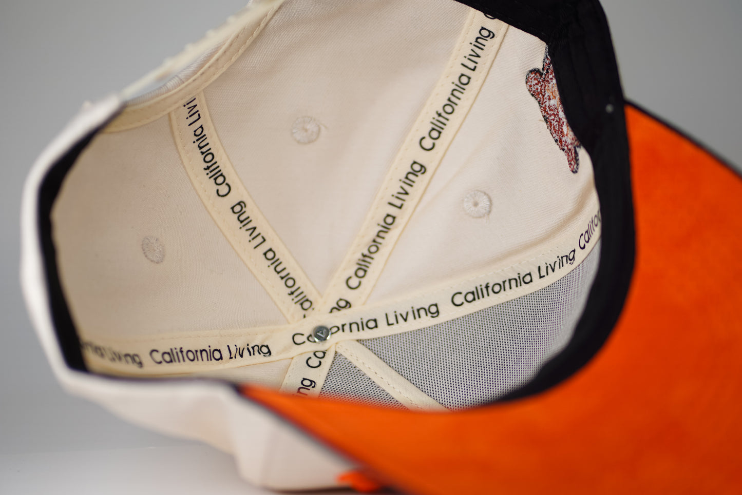 Orange & Cream Hat (FREE SHIPPING)