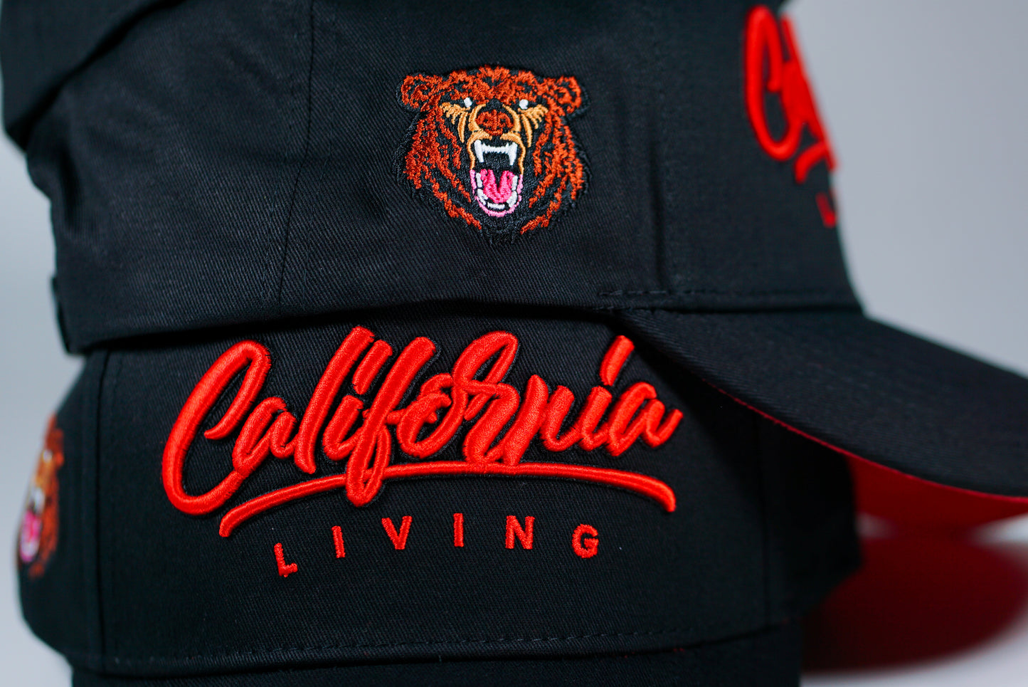 Black & Crimson Hat (FREE SHIPPING)