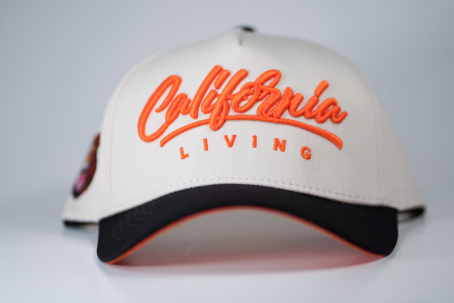 Orange & Cream Hat (FREE SHIPPING)