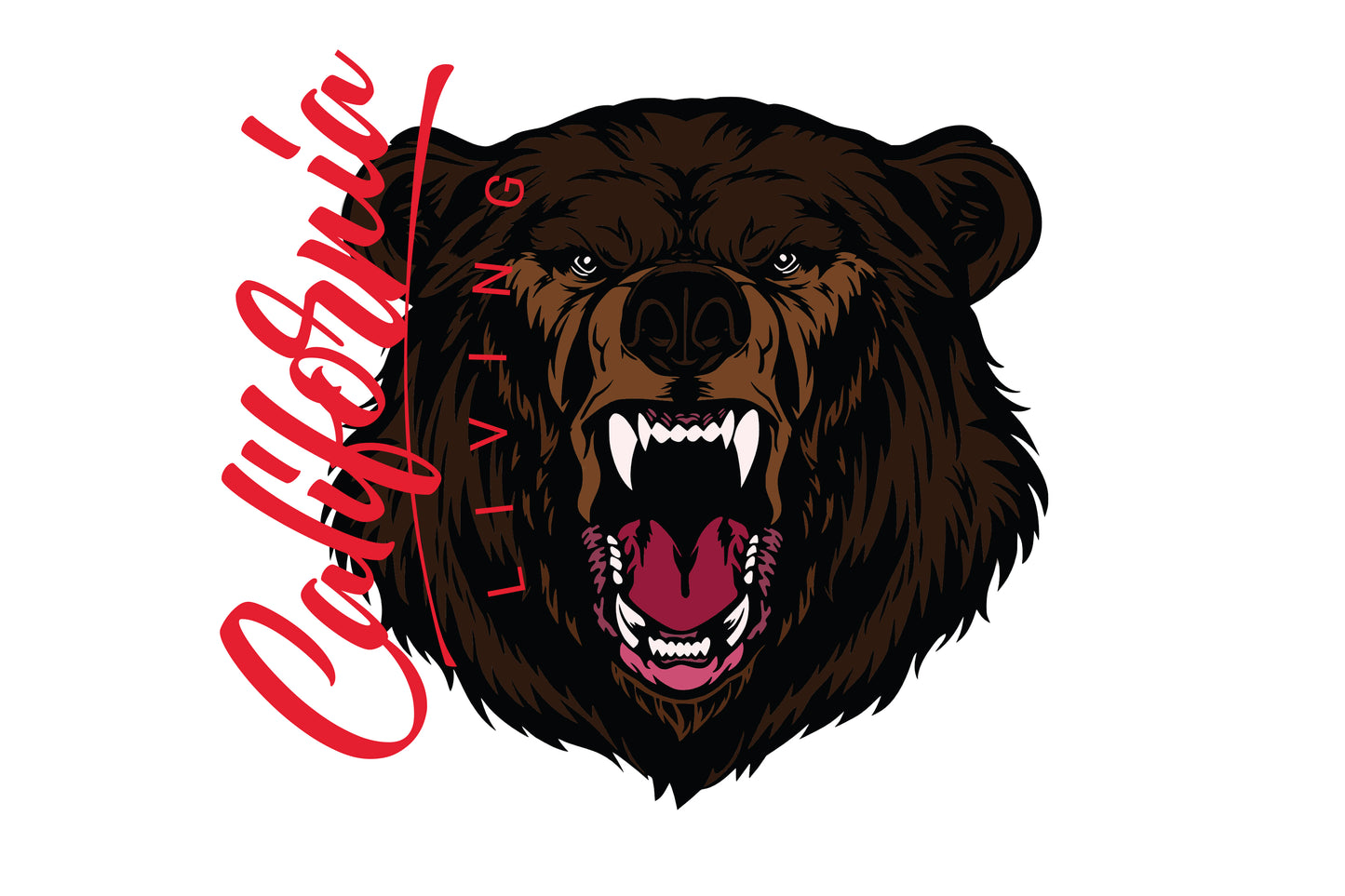 CALIFORNIA LIVING BEAR STICKER