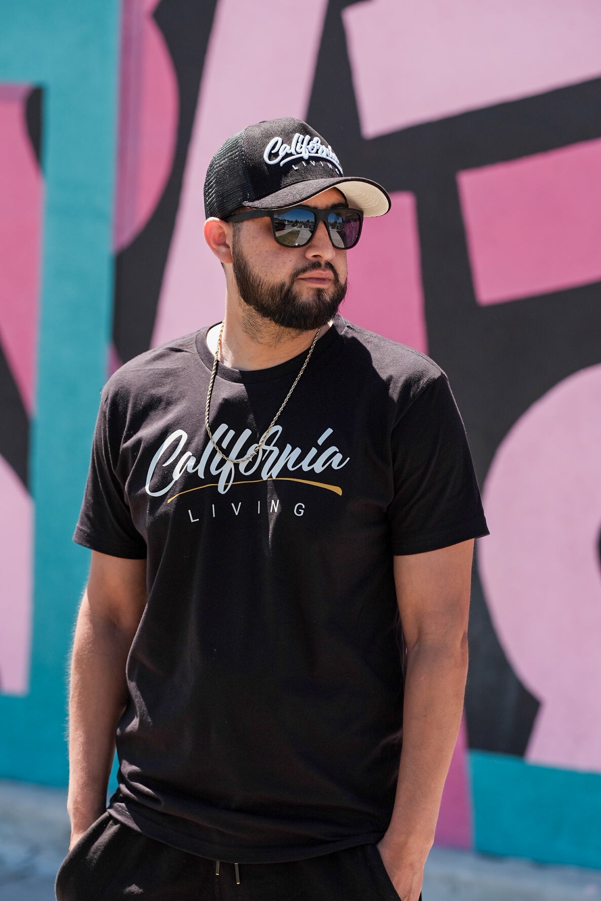 California Living black trucker hat (FREE SHIPPING)