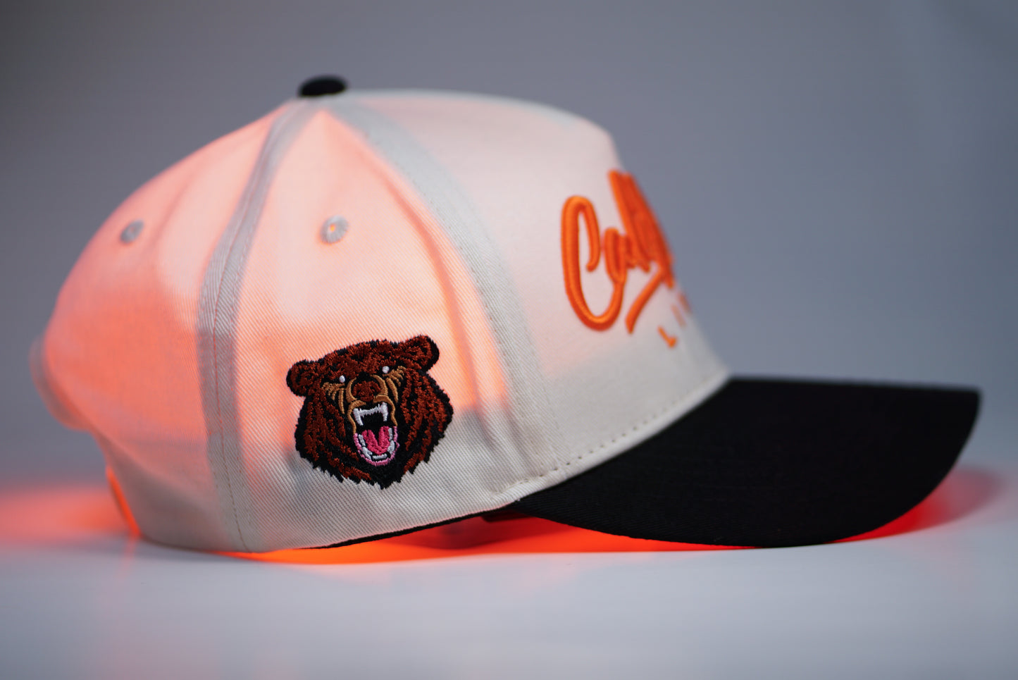 Orange & Cream Hat (FREE SHIPPING)